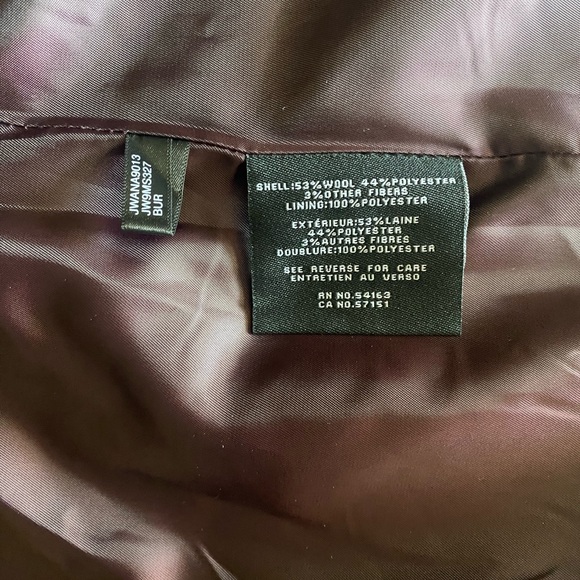 Jones New York Single-Breasted Notch-Collar Coat - Picture 5 of 5